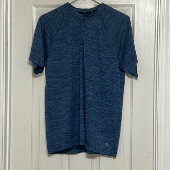 Zelos Blue Dry Fit Henley - Picture 1 of 5